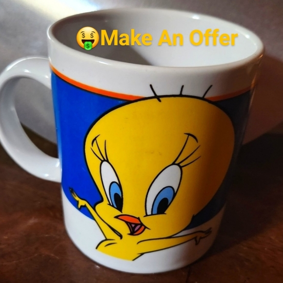 Warner Bros. Other - ☕️💛 VINTAGE TWEETY BIRD MUG💛